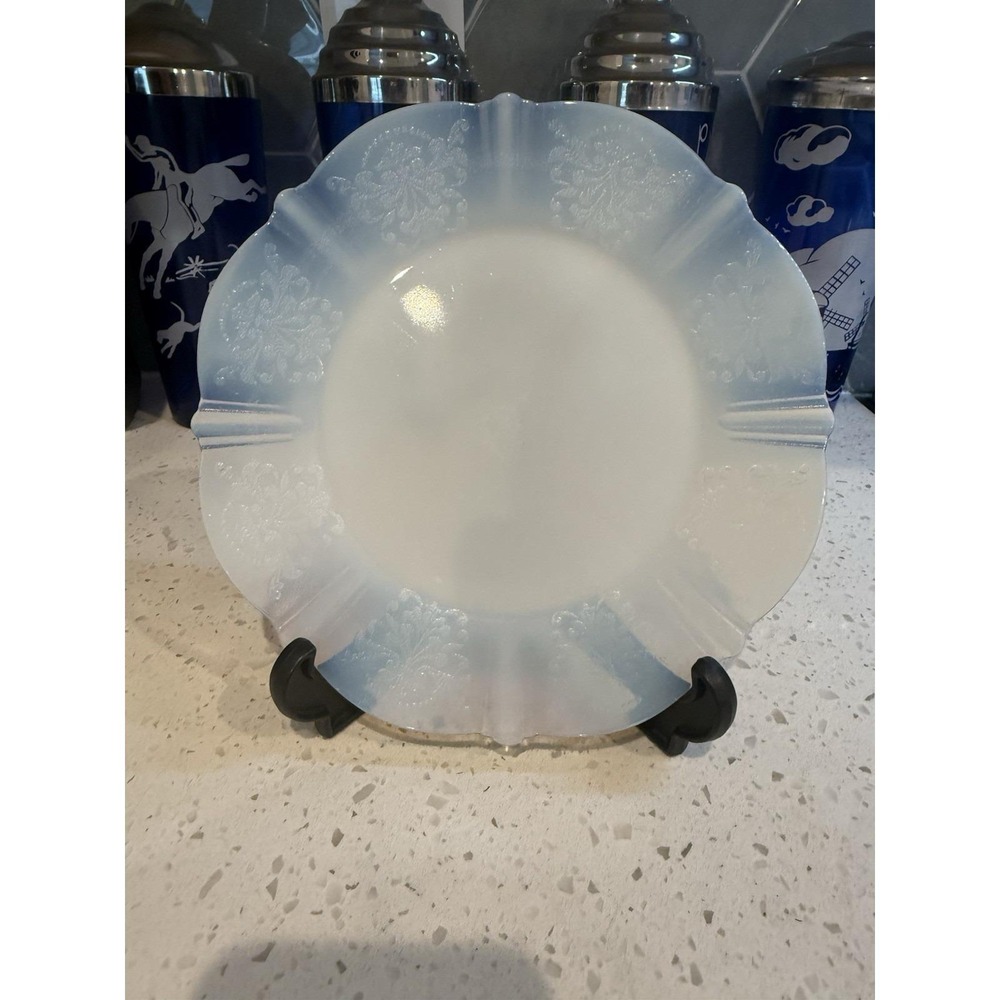 Macbeth Evans American Sweetheart Monax 8" Salad Plate Depression Glass